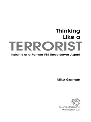 cover image of Thinking Like a Terrorist